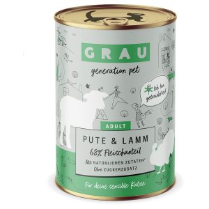 6x400g Gourmet kalkkuna & lammas Grau kissanruoka
