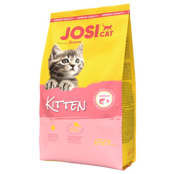 650g JosiCat Kitten siipikarja Josera kissan kuivaruoka