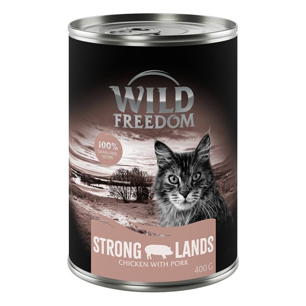24x400g Adult Strong Lands - kana & sika Wild Freedom Kissanruoka
