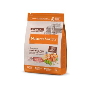 3kg  Selected Sterilised norjalainen lohi Nature's Variety kuivaruoka