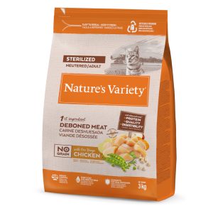 3kg Selected Sterilised vapaana kasvanut kana Nature's Variety kissa