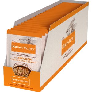 22x85g  Nature's Variety Bites kastikkeessa kana kissa