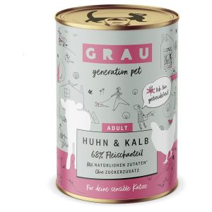 6x400g Gourmet kana & kalkkuna Grau kissanruoka