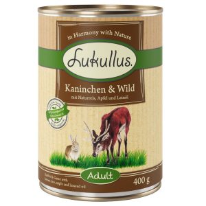 Lukullus, kani ja peura  koiranruoka