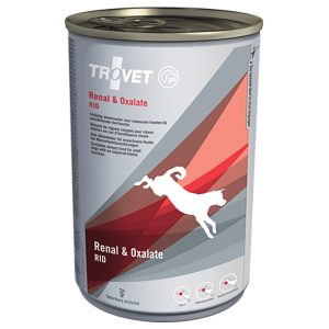 12x 400g Trovet Renal & Oxalate märkäruoka kana & lohi  RID koiranruoka