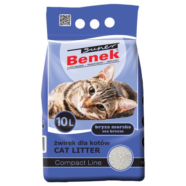 10l Super Benek Compact Sea Breeze kissanhiekka