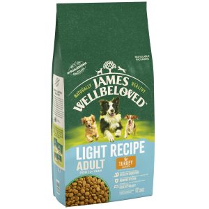 2x12,5kg Adult Light Turkey & Rice James Wellbeloved Koiranruoka