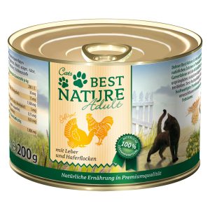 12x200g Cat Adult siipikarja & maksa Best Nature kissan märkäruoka