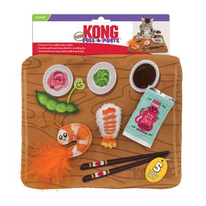 KONG Pull-A-Partz Sushi -kissanlelu 1kpl