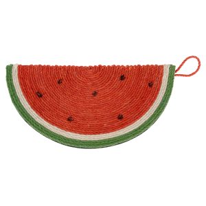 TIAKI Watermelon -raapimismatto, punainen, kissa