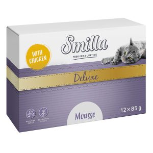 12x85g Deluxe Mousse kana Smilla kissan märkäruoka