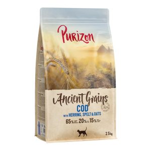 2,5kg Adult turska muinaisvilja Purizon kissan kuivaruoka