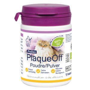 ProDen PlaqueOff -luomujauhe kissoille 40g