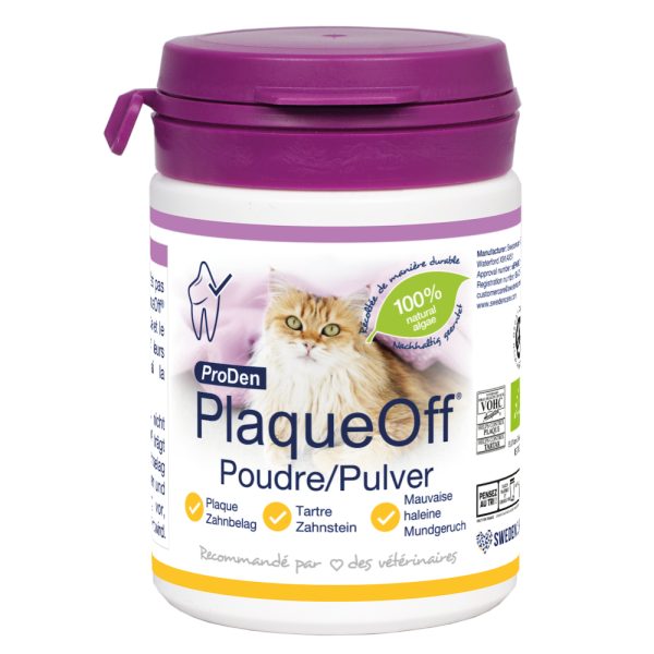 ProDen PlaqueOff -luomujauhe kissoille 40g