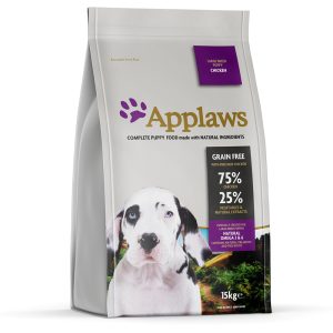 15kg Large Breed Puppy Chicken Applaws koiranruoka