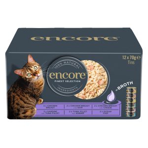 24x70g Finest Selection liemessä Encore kissan märkäruoka