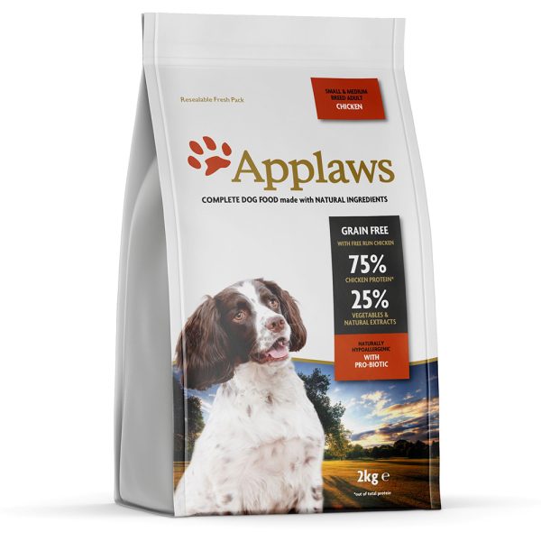 2 kg Applaws Small & Medium Breed Adult Chicken