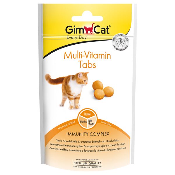 3x 40g Multi-Vitamin Tabs GimCat kissanherkut