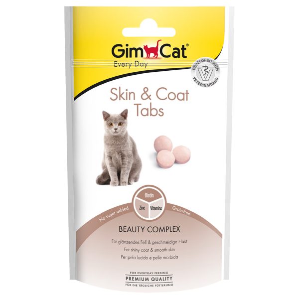 40g Skin & Coat Tabs GimCat kissanherkut