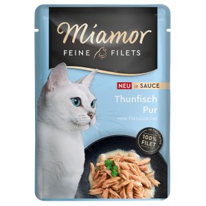 24x100g Feine Filets in Sauce tonnikala Miamor kissan märkäruoka