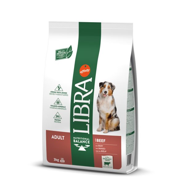 3kg Dog Adult nauta Libra koiran kuivaruoka