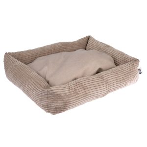 TIAKI Cord Lincoln -koiranpeti 65x55x15cm koira