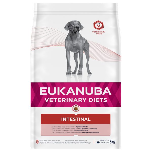 2x5kg Eukanuba VETERINARY DIETS Adult Intestinal koiranruoka