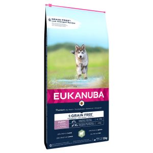 12kg Grain Free Puppy Large Breed lammas Eukanuba koiran kuivaruoka