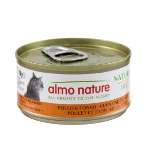 24 x 70 g HFC Natural kana & tonnikala Almo Nature kissanruoka