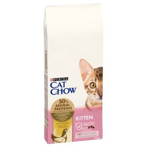 2x15kg Cat Chow Kitten Chicken kissan kuivaruoka