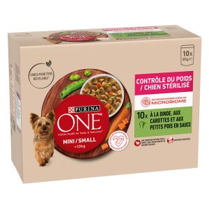 10x85g Mini Adult Weight Control kalkkuna Purina ONE koiranruoka
