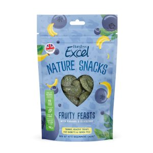 3x60g Nature Snacks Fruity Feasts Burgess Excel pieneläinten ruoka