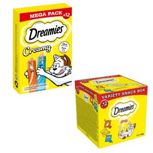12x10g + 12x60g Dreamies kissanherkut