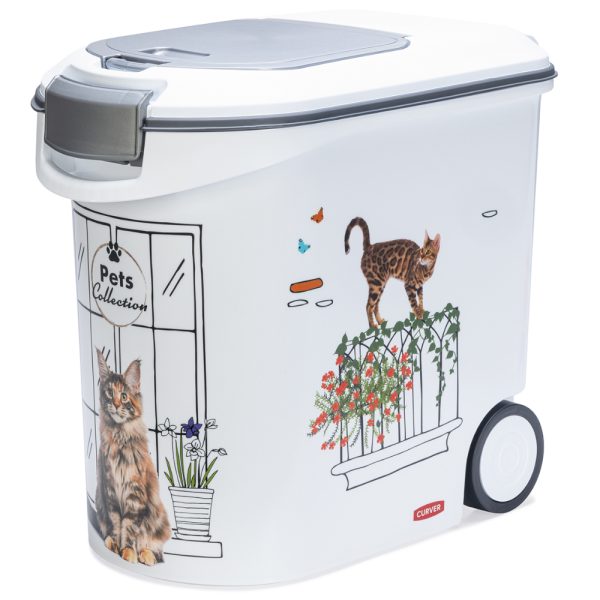 35l Curver-kuivaruokasäiliö kissalle, enintään 12 kg