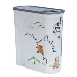 6l Curver-kuivaruokasäiliö kissalle, enintään 2,5 kg