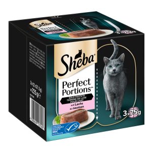 Sheba Perfect -annokset 6 x 37,5 g - lohipatee