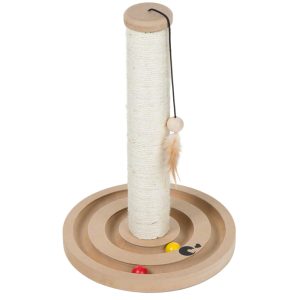 Scratch & Play -raapimispuu luonnonvalkoinen