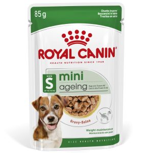 12x85g Royal Canin Mini Ageing 8+ kastikkeessa koiran märkäruoka