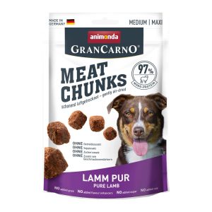4x80g Meat Chunks Medium/Maxi lammas Animonda koiran herkut
