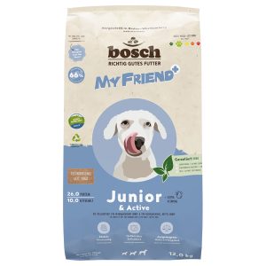 12 kg My Friend+ Dog Junior & Active koiran kuivaruoka