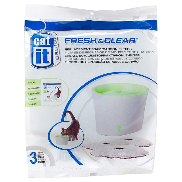Catit Design Fresh & Clear vaihtosuodattimet vesiautomaattiin 3kpl