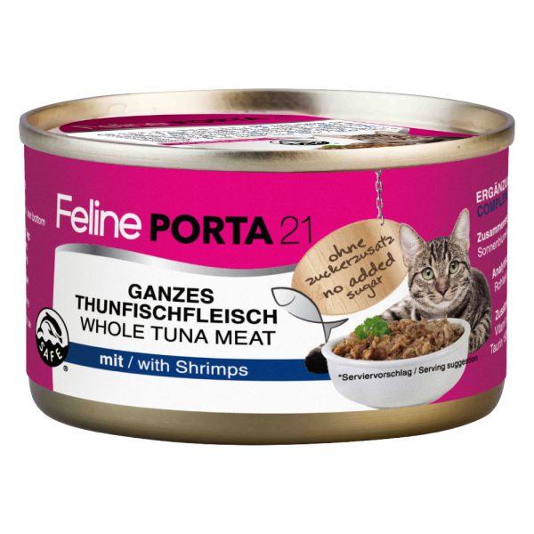 1x90g tonnikala & katkarapu Porta 21 Kissanruoka