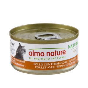 6x70g HFC Natural Chicken juustolla Almo Nature kissanruoka