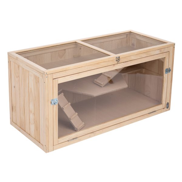 TIAKI -puinen hamsterihäkki 115x50x55,3cm
