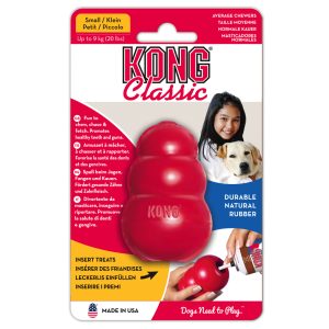 KONG Classic -lelu, punainen Small, noin 7 cm Kong koiralle