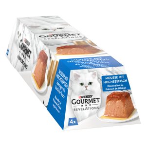12x57g Revelations Mousse merikala Gourmet kissan märkäruoka