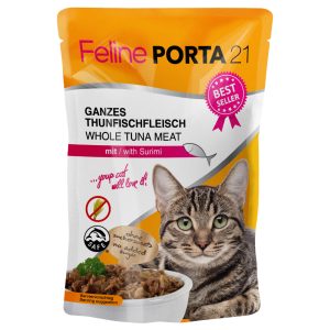 24x100g Pouches tonnikala & surimi viljaton Porta 21 Kissanruoka