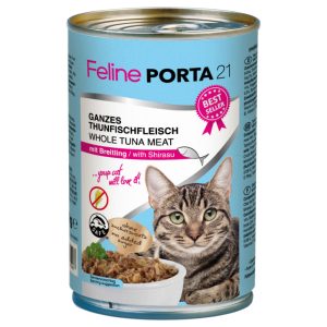 12x400g tonnikala & kilohaili viljaton Porta 21 Kissanruoka