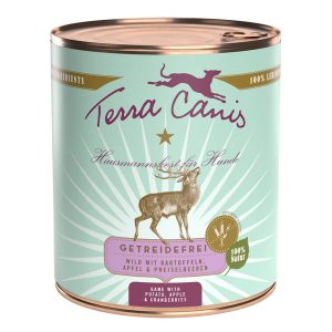 Terra Canis riista, peruna, omena & puolukka koiranruoka