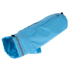 TIAKI Sky -sadetakki koiralle selän pituus n. 30cm